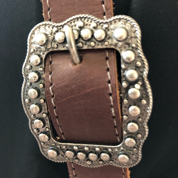 🌵SOLD🌵 Leopard Cowhide & Brown Leather Crossbody - Picture 7 of 8